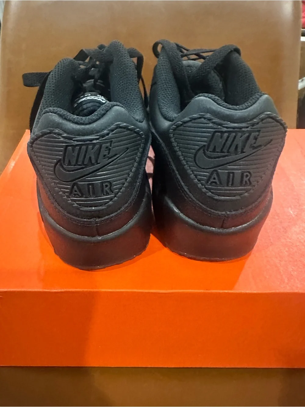 Men's Black Air Max Style Athletic Sneakers BRAND NEW NEVER WORN